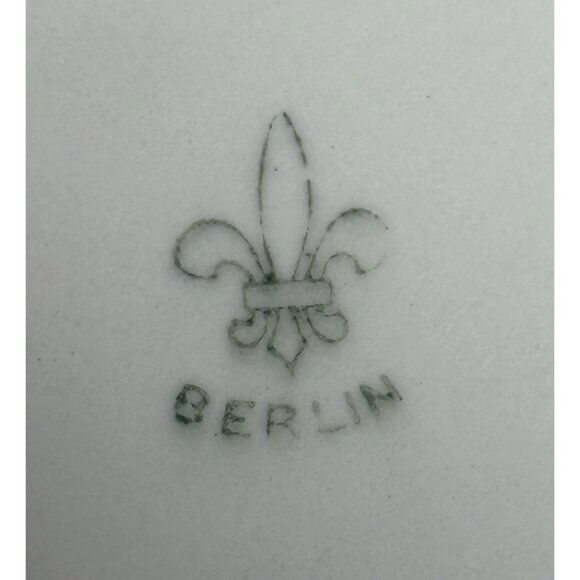 Antique Ironstone Transferware Soap Dish With Lid And Insert Mark Berlin German - Picture 7 of 10